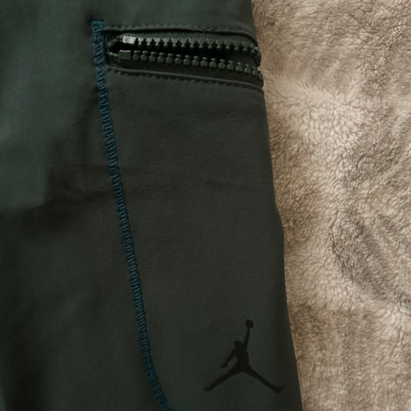 Jordan Forest Green Loose Fit Pants - Picture 3 of 3